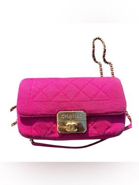 CHANEL Chic with Me Flap Bag Quilted Jersey